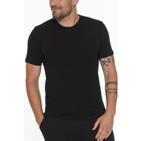 Dewberry T8569 Bisiklet Yaka Siyah Erkek T-shirt