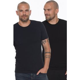 Dewberry T8569 Bisiklet Yaka Siyah Erkek T-shirt