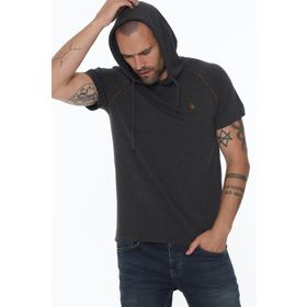 Dewberry T8570 Kapşonlu Antrasit Erkek T-shirt