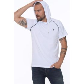 Dewberry T8570 Kapşonlu Beyaz Erkek T-shirt