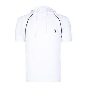 Dewberry T8570 Kapşonlu Beyaz Erkek T-shirt
