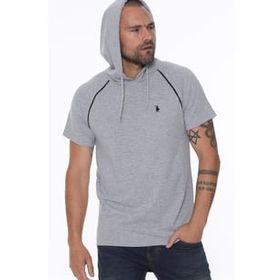 Dewberry T8570 Kapşonlu Gri Erkek T-shirt