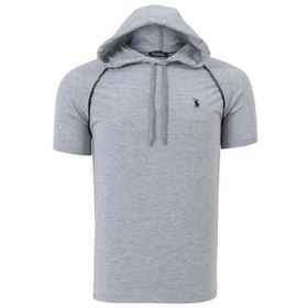 Dewberry T8570 Kapşonlu Gri Erkek T-shirt