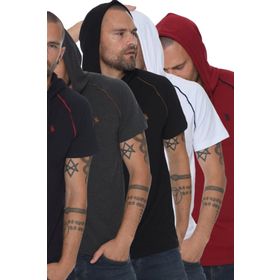 Dewberry T8570 Kapşonlu Lacivert Erkek T-shirt