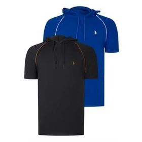 Dewberry T8570 Kapşonlu Siyah Erkek T-shirt