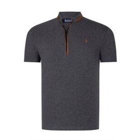 Dewberry T8571 Fermuarlı Antrasit T-shirt