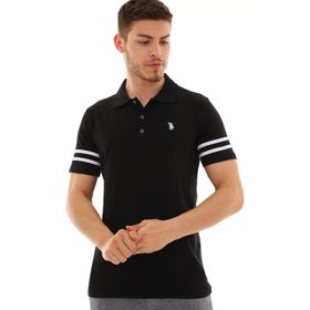Dewberry T8585 Siyah Beyaz Erkek T-Shirt