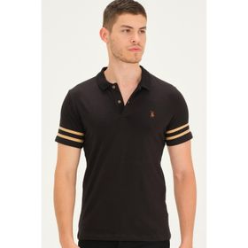 Dewberry T8585 Siyah Camel Erkek T-Shirt