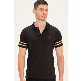 Dewberry T8585 Siyah Camel Erkek T-Shirt
