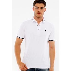Dewberry T8586 Beyaz Erkek Polo Yaka T-shirt