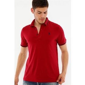 Dewberry T8586 Bordo Erkek Polo Yaka T-shirt