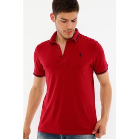 Dewberry T8586 Bordo Erkek Polo Yaka T-shirt