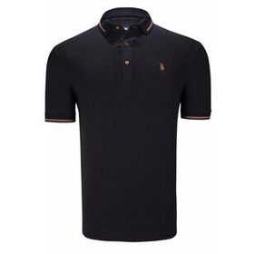 Dewberry T8586 Siyah Erkek Polo Yaka T-shirt