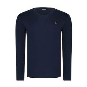 Dewberry T8587 Açık Lacivert Erkek Uzun Kol T-Shirt