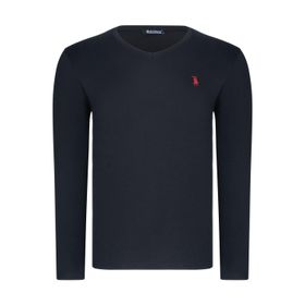 Dewberry T8587 Açık Siyah Erkek Uzun Kol T-Shirt
