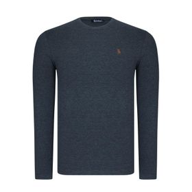 Dewberry T8588 Açık Antrasit Erkek Uzun Kol T-Shirt