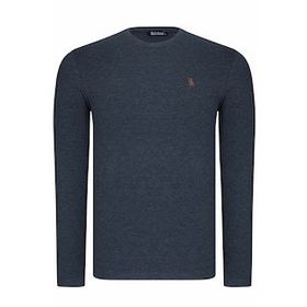 Dewberry T8588 Açık Antrasit Erkek Uzun Kol T-Shirt