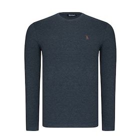 Dewberry T8588 Açık Antrasit Erkek Uzun Kol T-Shirt