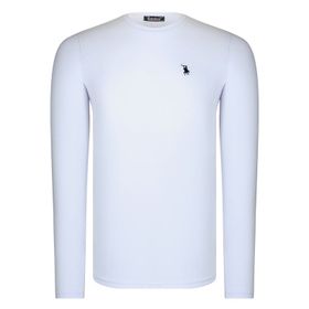 Dewberry T8588 Açık Beyaz Erkek Uzun Kol T-Shirt