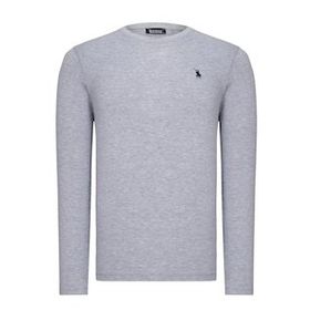 Dewberry T8588 Açık Gri Erkek Uzun Kol T-Shirt