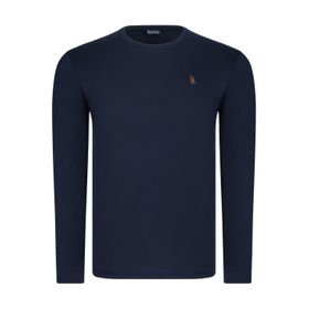 Dewberry T8588 Açık Lacivert Erkek Uzun Kol T-Shirt