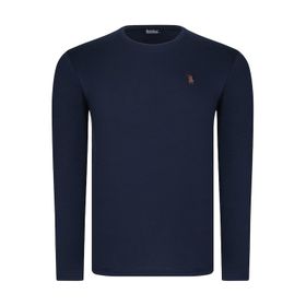 Dewberry T8588 Açık Lacivert Erkek Uzun Kol T-Shirt