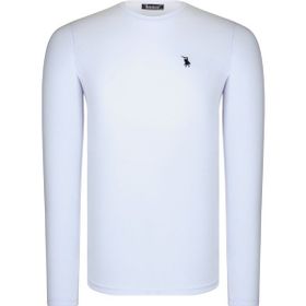 Dewberry T8588 Bisiklet Yaka Beyaz Erkek Sweatshirt