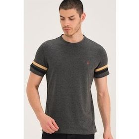 Dewberry T8589 Antrasit Erkek T-Shirt
