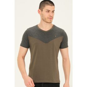 Dewberry T8591 Haki Erkek T-shirt
