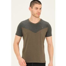 Dewberry T8591 Haki Erkek T-shirt