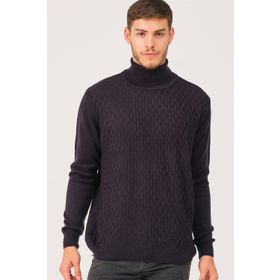 Dewberry V0212 Lacivert Erkek Turtleneck Kazak