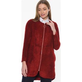 Dewberry Z6603 Bordo Kadın Kaban