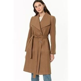 Dewberry Z6639 Açık Camel Kadın Palto