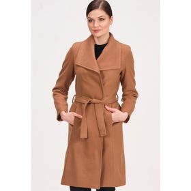 Dewberry Z6639 Açık Camel Kadın Palto