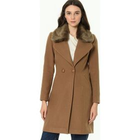 Dewberry Z6643 Camel Kadın Kaban