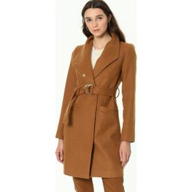 Dewberry Z6644 Camel Kadın Kaban