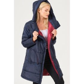 Dewberry Z6652 Lacivert Kadın Kaban