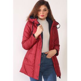 Dewberry Z6660 Bordo Kadın Kaban