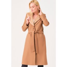 Dewberry Z6671 Açık Camel Kadın Palto