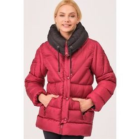 Dewberry Z6683 Bordo Kadın Mont