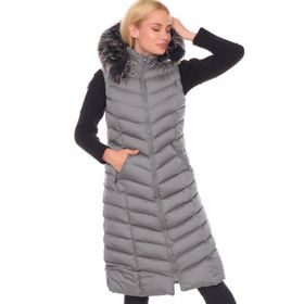 Dewberry Z6684 Gri Kadın Yelek