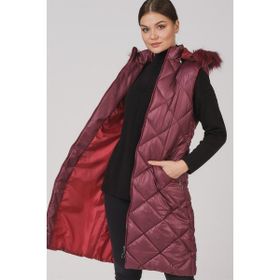 Dewberry Z6717 Bordo Kadın Yelek