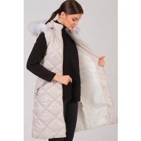 Dewberry Z6717 Krem Kadın Yelek