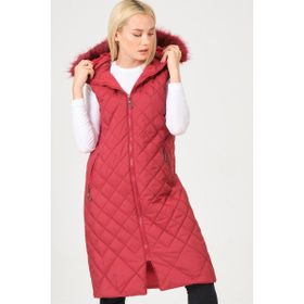 Dewberry Z6718 Açık Bordo Kadın Yelek