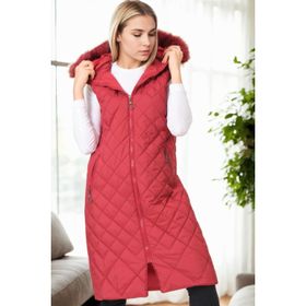 Dewberry Z6718 Bordo Kadın Yelek