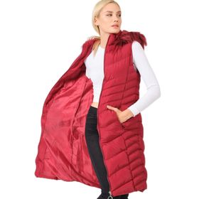 Dewberry Z6725 Açık Bordo Kadın Yelek