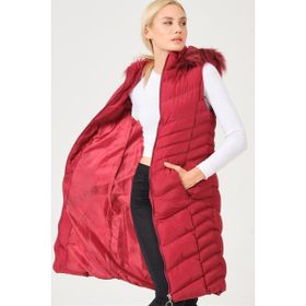 Dewberry Z6725 Açık Bordo Kadın Yelek