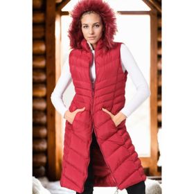 Dewberry Z6725 Bordo Kadın Yelek