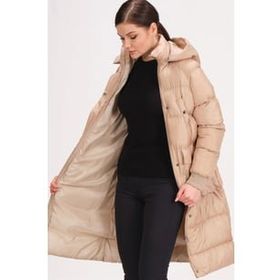 Dewberry Z6736 Bej Kadın Mont