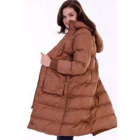 Dewberry Z6736 Camel Kadın Mont